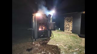 THE FARMHOUSE WOOD BOILER Starting it up for the season Questions answered [upl. by Aneeg992]