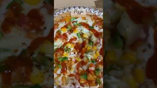 Navratri Food 🥗 Tasty 🤤 Pizza Mix veg Capsicum Corns Italian food cuisine navratri food pizza [upl. by Wivestad]