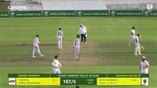 CSA 4Day Series  Division 1  Goldrush Boland vs Dafabet Warriors  Day 2 [upl. by Adnav]