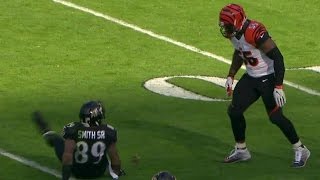 Vontaze Burfict Flops to get Personal Foul on Steve Smith [upl. by Baten]