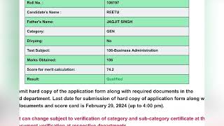 Rajasthan University uniraj pat 20212022 result  RU pat merit list  RU phd entrance result [upl. by Aikemaj]