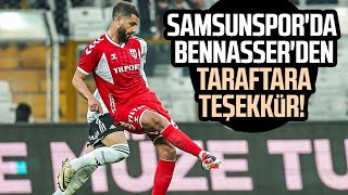 Samsunsporda Bennasserden taraftara teşekkür [upl. by Annia203]