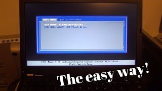 How to enter the Boot Options Menu on Lenovo ThinkPad laptops  The easy way [upl. by Akeme]