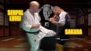 SAKARA si allena con SENPAI LUIGI per il match di BKB MMA [upl. by Meesaw969]