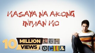 MASAYA NA AKONG INIWAN MO  Garth Garcia  Lyric Video [upl. by Yelsa394]