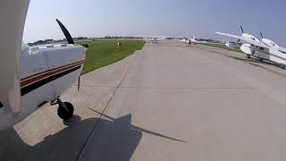 2019 Oshkosh AirVenture Departure From Runway 27 with ATC Audio [upl. by Nyvets910]