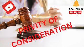 PRIVITY OF CONSIDERATION  INDIAN CONTRACT ACT 1872 [upl. by Ishmul]