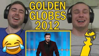 Ricky Gervais Golden Globes 2012 REACTION 😂😂 HES A SAVAGE [upl. by Tito]