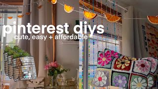 DIY Pinterest inspired room decor 2022 [upl. by Nail]