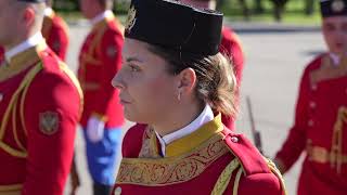 Pokrivalice Ceremonije dočeka 1 pješadijske čete novih vozila i uniforme [upl. by Nilrah121]