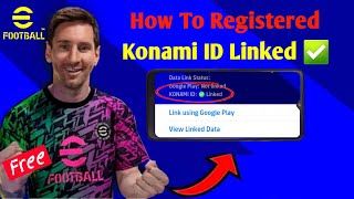 How To Link Konami ID eFootball 2023 Mobile [upl. by Edithe]