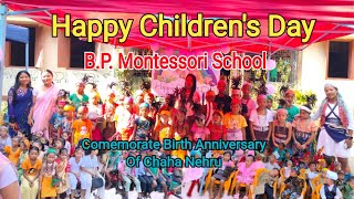 Happy Childrens Day  Celebrated By BP Montessori School Selsella Part l [upl. by Willett]