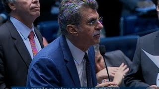 Senadores votam pela recondução de Romero Jucá à segunda VicePresidência do Senado [upl. by Wahs603]