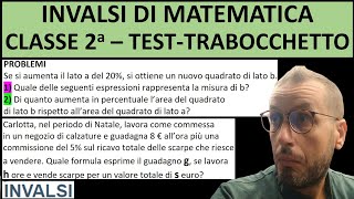 INVALSI matematica 2° superiore Trabocchetti di percentuali e proporzioni [upl. by Solley]