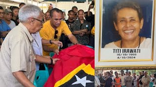 Dr Mari Alkatiri Presta Homenazen ba Aktivista Titi Suparti neebé Husik Ona is iha HNGV [upl. by Anoik]