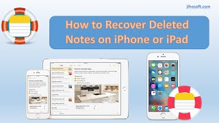 How to Recover DeletedLost Notes on iPhone or iPad [upl. by Nalced]