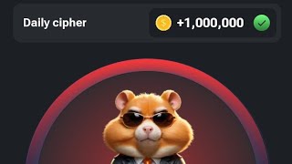 HOW TO GET THE DAILY CIPHER ON HAMSTER KOMBAT  1 MILLION MORSE CODE  BTC [upl. by Ahseuqal]