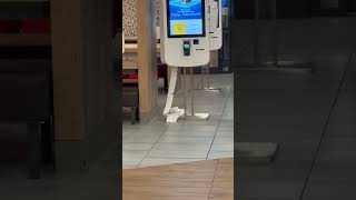 SelfService Ordering Kiosk Receipt Printing Mishap [upl. by Oikim]