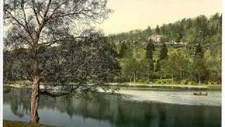 Jennifer White Vocal and Celtic Harp performing Loch Lomond with 1890s photos0001wmv [upl. by Terr]