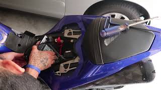 2012 Yamaha R1 Battery Replacement [upl. by Evelin]