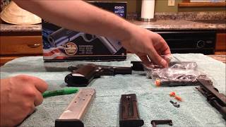 KWC airsoft 1911A1 GSG 22lr Conversion 1000 Round Review [upl. by Timmie345]