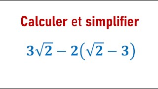 Les opérations sur les racines carrées [upl. by Brainard]