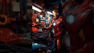 Iron Man🤖Tony Stark💢Comedy 😅🤣😂10🔧🪛11 Spanner tamilcomedy marvel tonystark ironman [upl. by Ahsilahs]