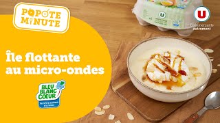 Une recette d’île flottante au microondes  c’est dans Popote Minute [upl. by Jimmie]