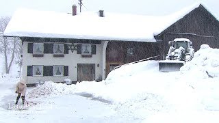 Schneegestöber im Allgäu [upl. by Ulyram627]