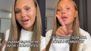 Bästa tipsen till skolan universitetet och gymnasiet amp såklart glowup tricksen grwm tips glow [upl. by Eeruhs]