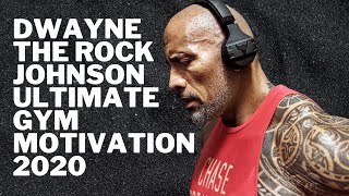 Dwayne Johnson Workout Motivation 2020 The Rock Ultimate Gym Motivation Music 2020 [upl. by Elihu753]