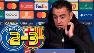 RUEDA PRENSA XAVI PSG 23 FC BARCELONA [upl. by Carpio]