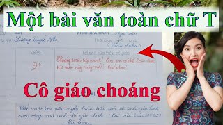 Siêu phẩm bài văn toàn chữ T của học sinh và 2 bài văn xuất chúng 265 [upl. by Ashla265]