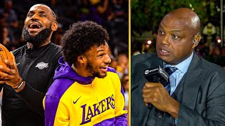 Chuck Says Bronny Isn’t Ready for the NBA 👀 Inside the NBA [upl. by Kinghorn]