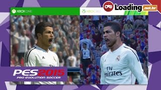 PES 2015  Comparação Gráfica  Xbox One VS Xbox 360 Graphics Comparison [upl. by Seraphina577]