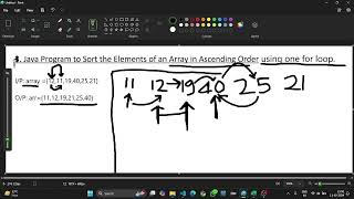 Sort Array element Using one for loop in Java 2024  Expert Coding [upl. by Babcock]