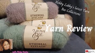 Yarn Review Hobby Lobbys Yarn Bee Fall Collections [upl. by Mascia]