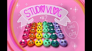 Making Macaron amp Gloomble Sprout Worry Warts  Art Studio Vlog 2 [upl. by Arzed415]