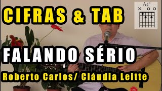 Como Tocar quotFalando Sérioquot do Roberto CarlosCláudia Leitte no Violão Com Letra Cifrada [upl. by Josephson]