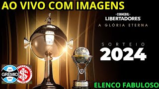 SORTEIO LIBERTADORES e SUL AMERICANA AO VIVO COM IMAGENS [upl. by Paza]