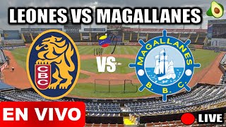 Donde ver Caracas vs Magallanes EN VIVO hoy  leones del caracas vs navegantes del Magallanes 2023 [upl. by Hilar]