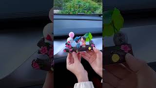 part 50Creative cute couple doll parking number plate [upl. by Lucic425]