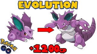 Evolving NIDORAN to NIDOKING POKEMON GO EVOLUTION [upl. by Kaja]