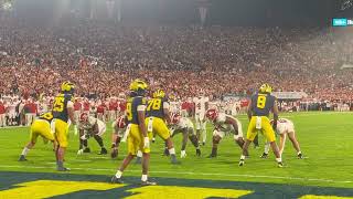 Rose Bowl 2024 FieldLevel Michigan Football Victory Sequence [upl. by Ailemak]