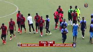 Dino Sc vs Sporting Lagos MW3 Exclusive Highlights Tcc Cup 202425 [upl. by Nelra]