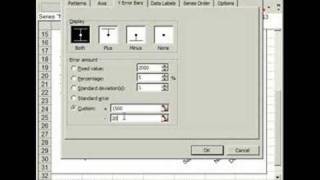 Add Y Error Bars to Charts and Graphs in Excel [upl. by Ihab]