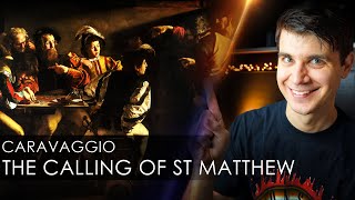 The Calling of St Matthew by Caravaggio explained [upl. by Sherilyn282]