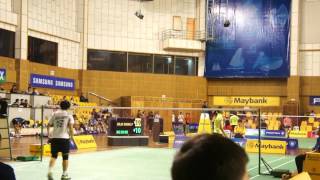 Selangor Badminton Open 2012 3  WS D1 R1 Julia Wong Vs Ng Sin Er [upl. by Aimak]