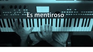 Es mentiroso  Piano Merengue  Olga Tañon [upl. by Mieka]