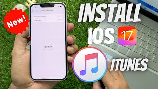 How to Download and install iOS 17 via iTunes 2023 [upl. by Sirehc140]